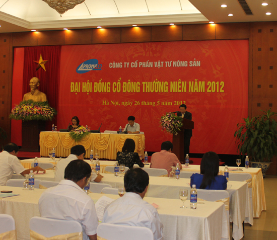 Đại Hội Đồng Cổ đông Thường niên 2012 Công ty CP Vật tư nông sản